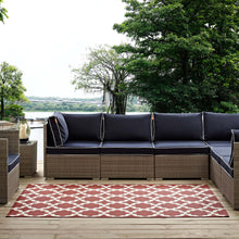 Load image into Gallery viewer, Cerelia Moroccan Trellis Indoor and Outdoor 9x12 Area Rug by Modway
