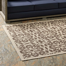 Load image into Gallery viewer, Ariana Vintage Floral Trellis Indoor and Outdoor 9x12 Area Rug by Modway
