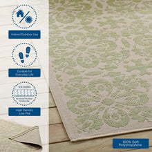 Load image into Gallery viewer, Ariana Vintage Floral Trellis 9x12 Indoor and Outdoor Area Rug
