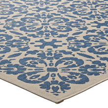 Load image into Gallery viewer, Ariana Vintage Floral Trellis Indoor and Outdoor 9x12 Area Rug by Modway
