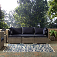 Load image into Gallery viewer, Ariana Vintage Floral Trellis Indoor and Outdoor 9x12 Area Rug by Modway

