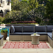 Load image into Gallery viewer, Ariana Vintage Floral Trellis Indoor and Outdoor 9x12 Area Rug by Modway
