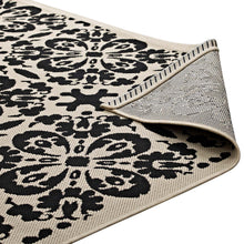 Load image into Gallery viewer, Ariana Vintage Floral Trellis Indoor and Outdoor 9x12 Area Rug by Modway
