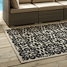 Load image into Gallery viewer, Ariana Vintage Floral Trellis Indoor and Outdoor 9x12 Area Rug by Modway
