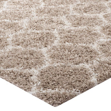 Load image into Gallery viewer, Solvea Moroccan Trellis 8x10 Shag Area Rug by Modway
