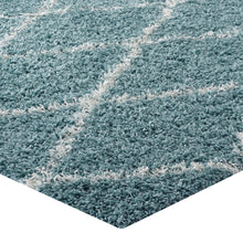 Load image into Gallery viewer, Toryn Diamond Lattice 8x10 Shag Area Rug by Modway
