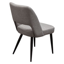 Load image into Gallery viewer, Set of (2) Reveal Dining Chairs in Grey Fabric w/ Black Powder Coat Metal Leg by Diamond Sofa
