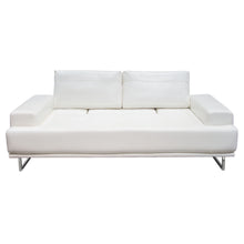 Load image into Gallery viewer, Russo Sofa w/ Adjustable Seat Backs in White Air Leather by Diamond Sofa
