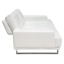 Load image into Gallery viewer, Russo Sofa w/ Adjustable Seat Backs in White Air Leather by Diamond Sofa
