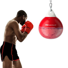 Load image into Gallery viewer, 18 Inch 110 Pound Heavy Punching Water Aqua Bag with Adjustable Metal Chain-Red
