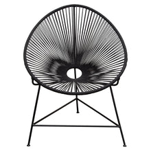 Load image into Gallery viewer, Sativa 2-Pack Accent Chair in Black Rope w/ Black Iron Rod Frame by Diamond Sofa
