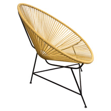 Load image into Gallery viewer, Sativa 2-Pack Accent Chair in Orange Rope w/ Black Iron Rod Frame by Diamond Sofa
