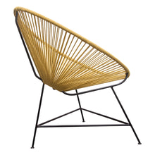 Load image into Gallery viewer, Sativa 2-Pack Accent Chair in Orange Rope w/ Black Iron Rod Frame by Diamond Sofa
