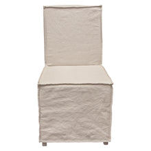 Load image into Gallery viewer, Sonoma 2-Pack Dining Chairs with Wood Legs and Sand Linen Removable Slipcover by Diamond Sofa
