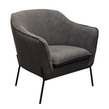 Load image into Gallery viewer, Status Accent Chair in Grey Fabric with Metal Leg by Diamond Sofa
