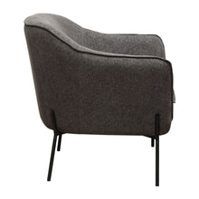 Load image into Gallery viewer, Status Accent Chair in Grey Fabric with Metal Leg by Diamond Sofa
