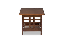 Load image into Gallery viewer, Baxton Studio Larissa Modern Classic Mission Style Cherry Finished Brown Wood Living Room Occasional Coffee Table
