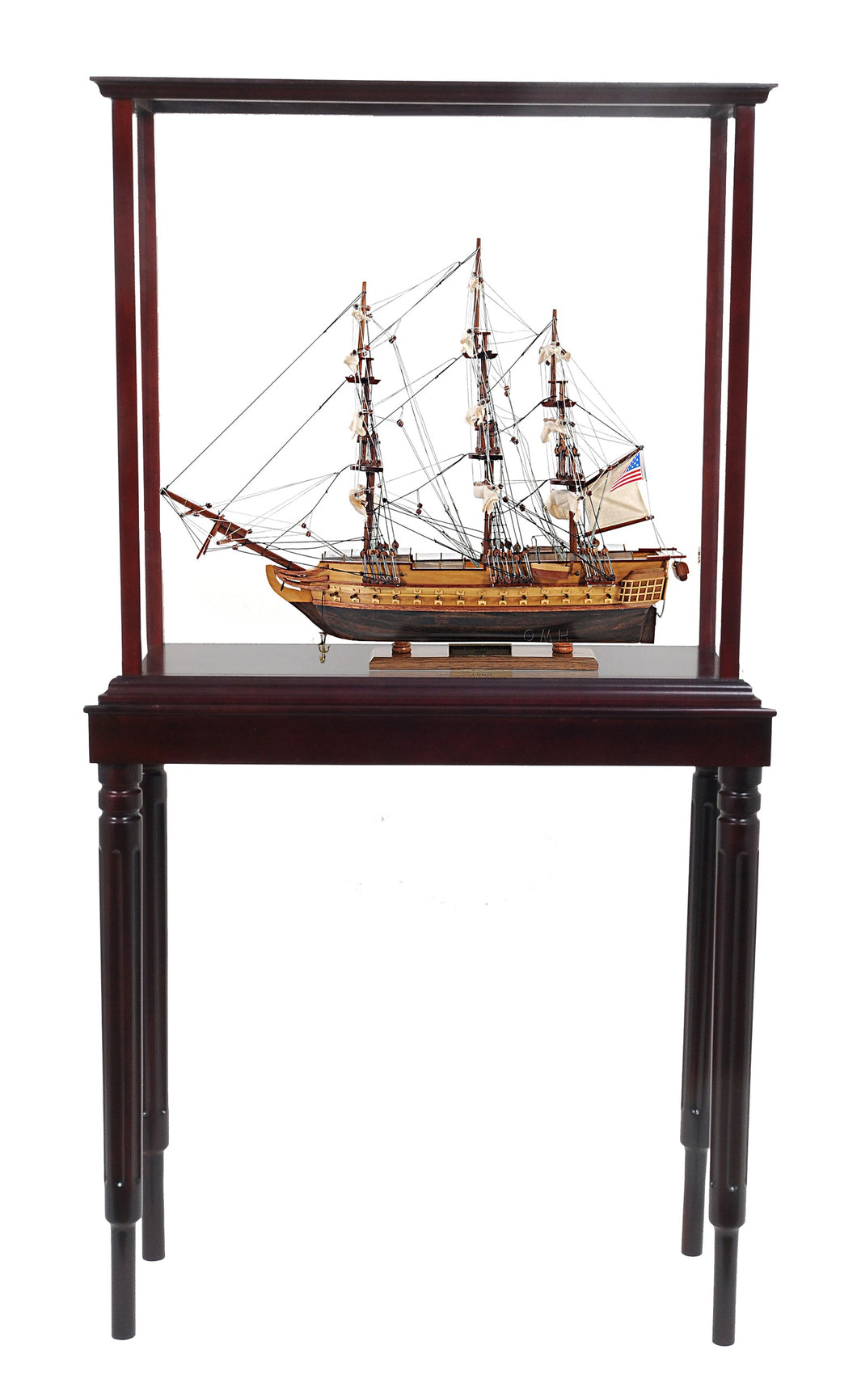 USS Constitution Small with Display Case