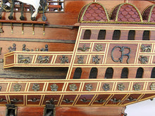 Load image into Gallery viewer, HMS Sovereign of The Seas XL With Display Case No Glass
