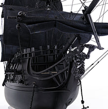 Load image into Gallery viewer, Black Pearl Pirate Ship Large With Table Top Display Case
