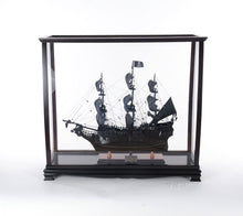 Load image into Gallery viewer, Black Pearl Pirate Ship Midsize With Display Case
