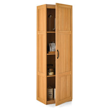 Load image into Gallery viewer, Tall Storage Cabinet with 4 Storage Shelves for Bathroom Living Room-Natural
