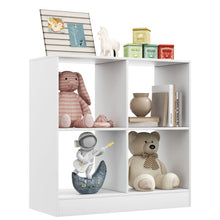 Load image into Gallery viewer, 4-Cube Kids Bookcase with Open Shelves
