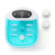 Load image into Gallery viewer, Foot Spa Massager Tub with Removable Pedicure Stone and Massage Beads-Turquoise
