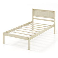 Load image into Gallery viewer, Twin/Full/Queen Size Wooden Bed Frame with Headboard and Slat Support-Twin Size
