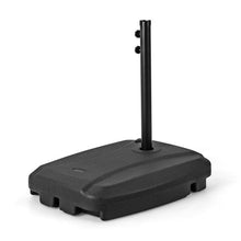 Load image into Gallery viewer, Fillable Universal Offset Umbrella Base with Cross Base and Wheels-Black
