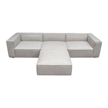 Load image into Gallery viewer, Vice 4PC Modular Sectional in Barley Fabric with Ottoman by Diamond Sofa
