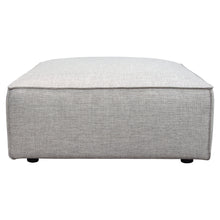 Load image into Gallery viewer, Vice Square Ottoman in Barley Fabric by Diamond Sofa
