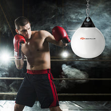 Load image into Gallery viewer, 18 Inch 110 Pound Heavy Punching Water Aqua Bag with Adjustable Metal Chain-White
