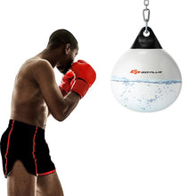 Load image into Gallery viewer, 18 Inch 110 Pound Heavy Punching Water Aqua Bag with Adjustable Metal Chain-White
