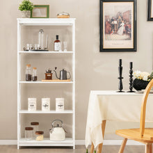 Load image into Gallery viewer, 5-Tier Modern Freestanding Bookcase with Open Shelves-White
