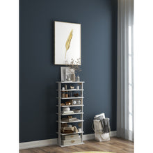 Load image into Gallery viewer, 7 Tiers Vertical Shoe Rack for Front Door-White
