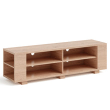 Load image into Gallery viewer, TV Stand Modern Wood Storage Console Entertainment Center-Natural
