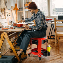Load image into Gallery viewer, Rolling Mechanic Stool with Removable Padded Seat and Drawers
