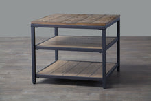 Load image into Gallery viewer, Baxton Studio Caribou Wood and Metal End Table
