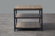 Load image into Gallery viewer, Baxton Studio Caribou Wood and Metal End Table
