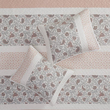 Load image into Gallery viewer, Madison Park Dawn 100% Cotton T180 6 Pcs Printing Pieced Coverlet Set - Full/Queen - Blush MP13-6872 By Olliix
