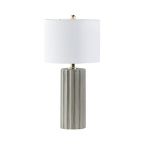 Load image into Gallery viewer, Glendale Ceramic Ribbed Table Lamp 26&quot; - MT153-0051
