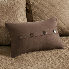 Load image into Gallery viewer, Madison Park Boone 100% Polyester 6Pcs Day Bed Cover- Brown MP13-6572 By Olliix
