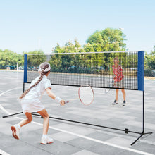 Load image into Gallery viewer, 10/14 Feet Adjustable Badminton Racket Set with Portable Carry Bag-10 Feet
