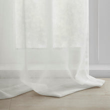 Load image into Gallery viewer, Floral Twist Tab Top Window Panel Embellished W/ Flower -50X95" Mp40-5646
