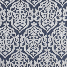 Load image into Gallery viewer, Madison Park Odette 100% Polyester Jacquard Shower Curtain- Navy MP70-6876 By Olliix
