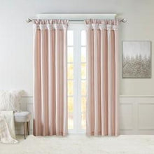 Load image into Gallery viewer, Madison Park Emilia 100% Polyester Twist Tab Lined Window Curtain MP40-6324 By Olliix
