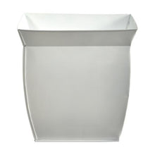 Load image into Gallery viewer, 11.75&quot; Fluted Metal Square Planter
