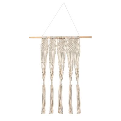 2.5'x 2'Hand Woven Macrame Wall Hanging Decor