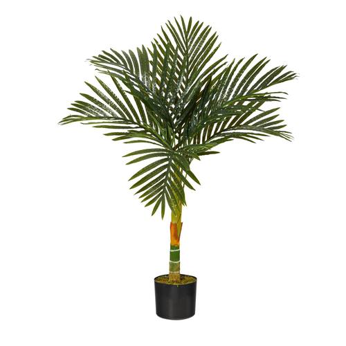 3'Single Stalk Golden Cane Artificial Palm Tree